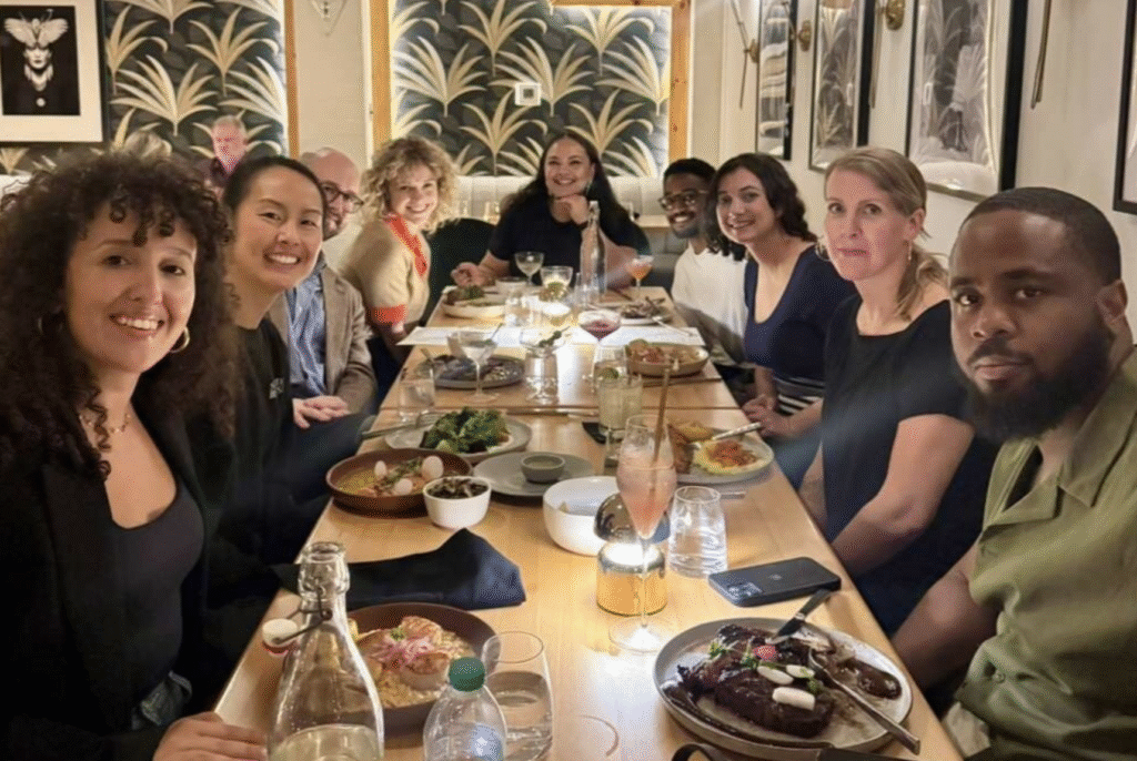 Alum Council at dinner