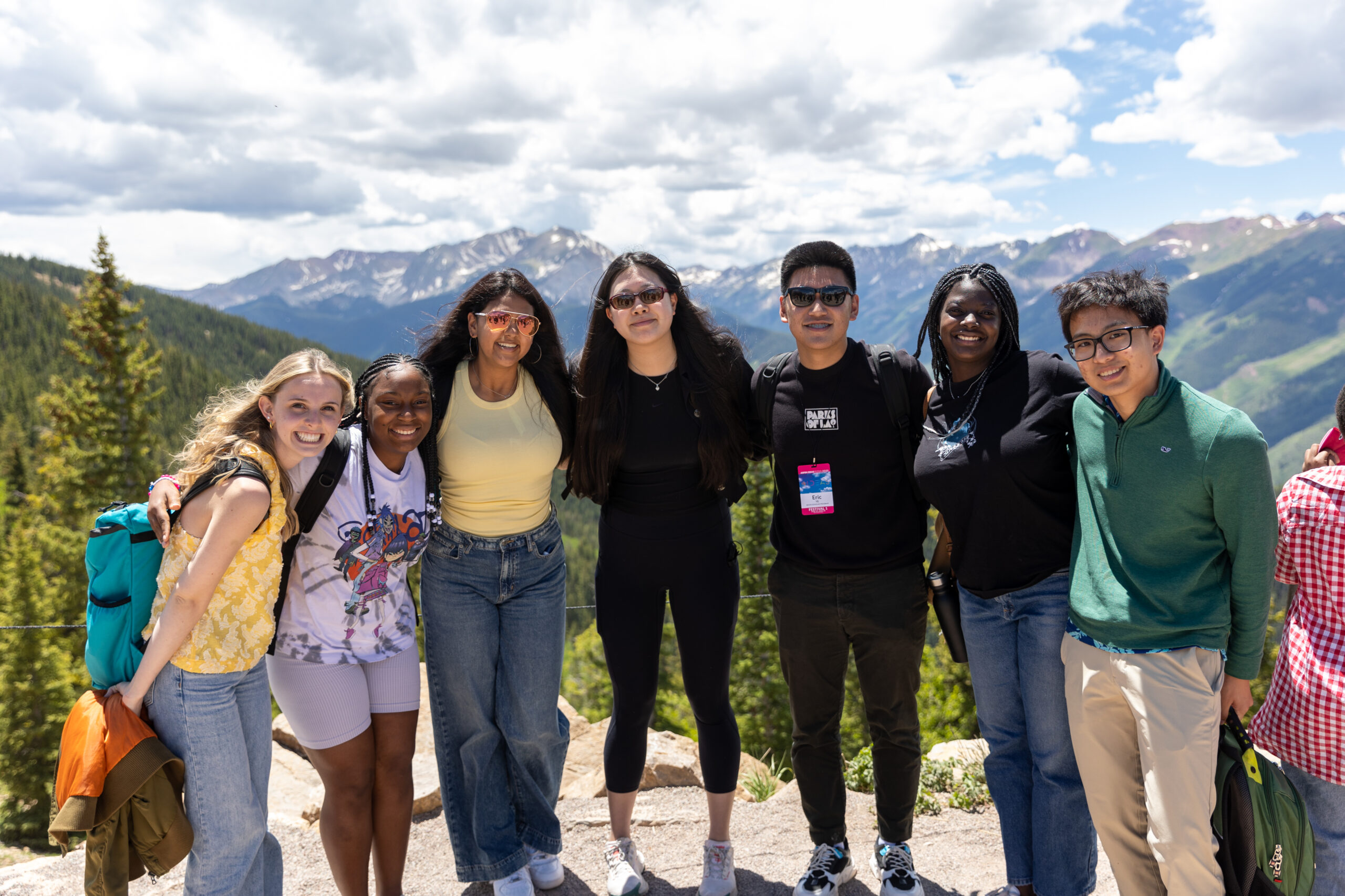 Franklin and Students