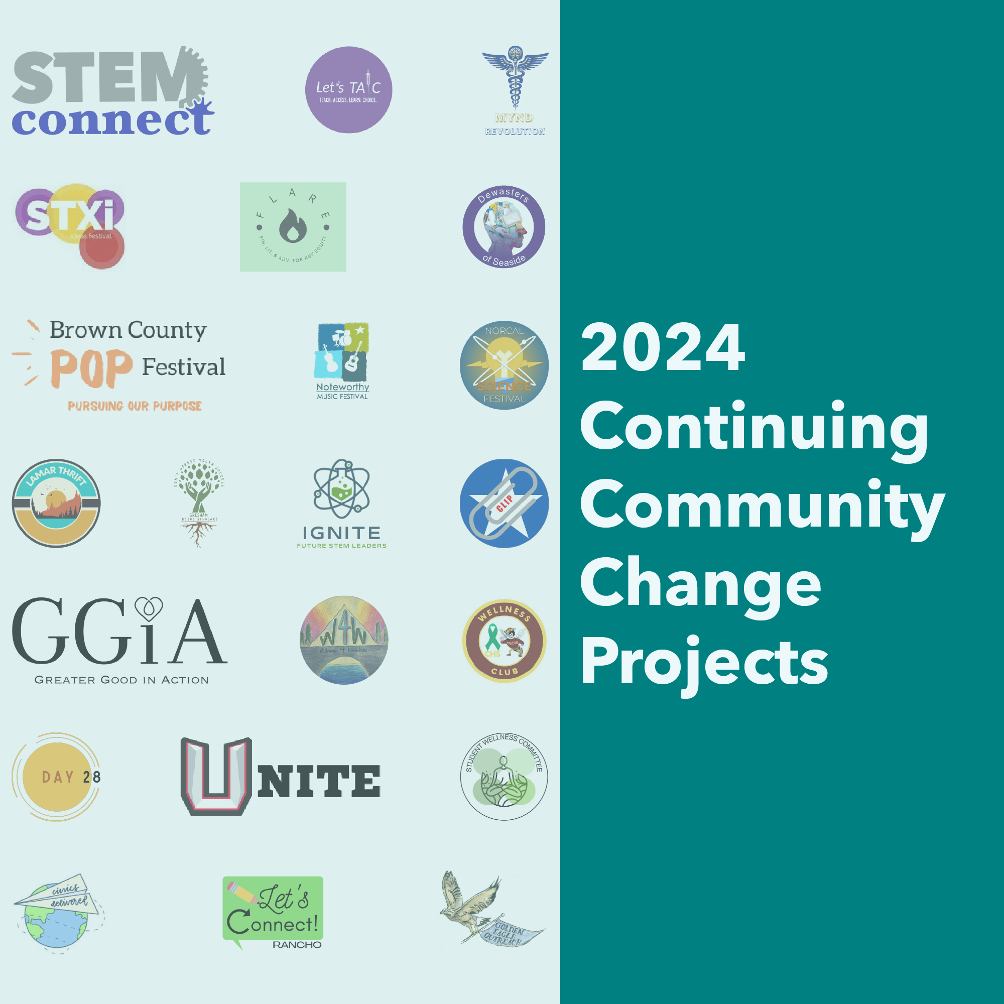 Celebrating 2024 Continuing Community Change Projects - Bezos Scholars ...